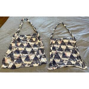 NWOT Lot of 2 Free People Reusable Linen Tote Bags